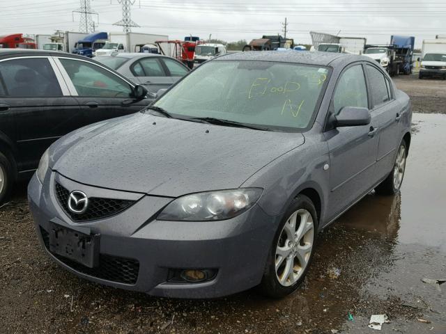 JM1BK32F681111227 - 2008 MAZDA 3 GRAY photo 2