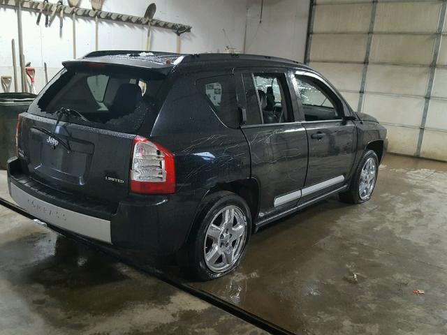 1J8FF57W37D362352 - 2007 JEEP COMPASS LI BLACK photo 4