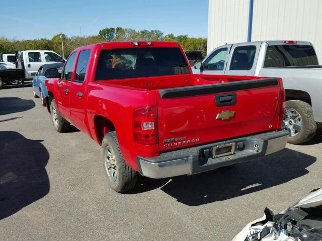 3GCRCSEA9AG112014 - 2010 CHEVROLET SILVERADO RED photo 3