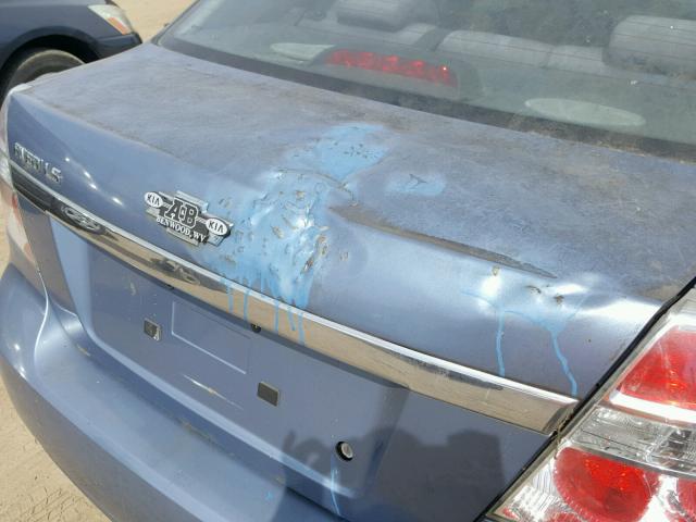 KL1TD56607B129825 - 2007 CHEVROLET AVEO BASE Niebieski zdjęcie 9