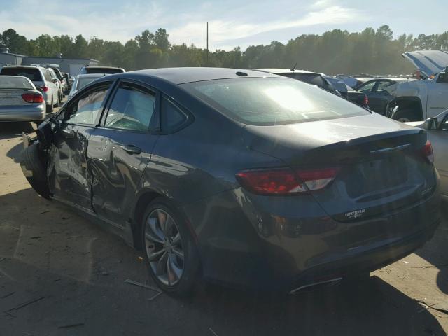 1C3CCCBB9FN692649 - 2015 CHRYSLER 200 S 灰色 照片 3