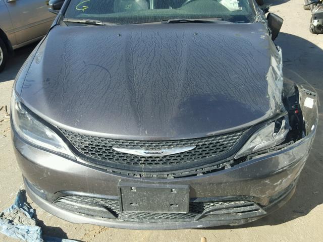 1C3CCCBB9FN692649 - 2015 CHRYSLER 200 S 灰色 照片 7