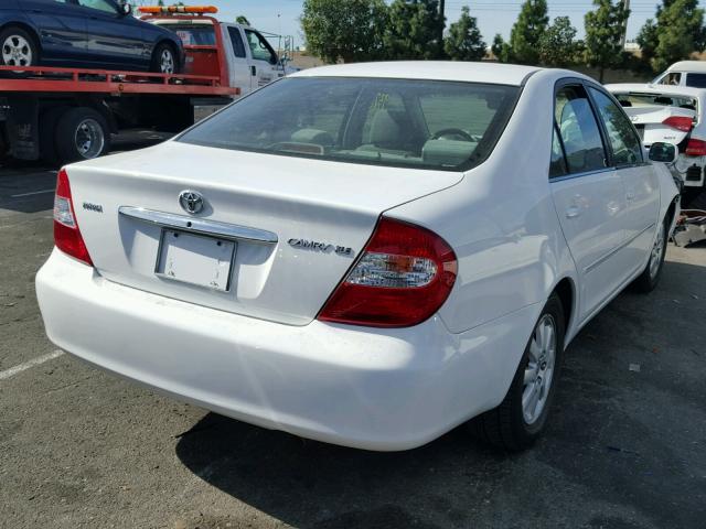 JTDBE32K730226230 - 2003 TOYOTA CAMRY LE WHITE photo 4