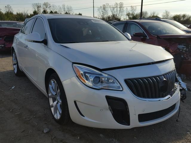 2G4GT5GX9E9215598 - 2014 BUICK REGAL GS WHITE photo 1