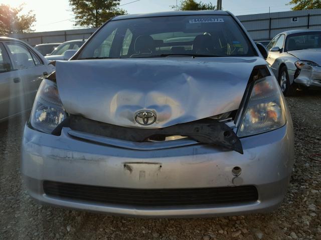 JTDKB20UX77582305 - 2007 TOYOTA PRIUS SILVER photo 9