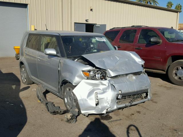 JTLZE4FE1CJ001695 - 2012 TOYOTA SCION XB SILVER photo 1