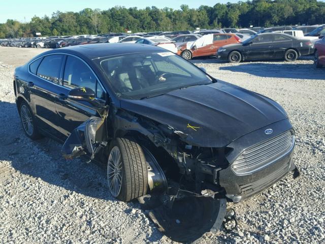 3FA6P0HR6DR110510 - 2013 FORD FUSION SE BLACK photo 1