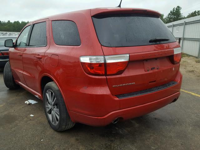 1C4RDHAG7DC689447 - 2013 DODGE DURANGO SX RED photo 3