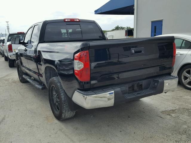 5TFRM5F16EX075664 - 2014 TOYOTA TUNDRA DOU BLACK photo 3
