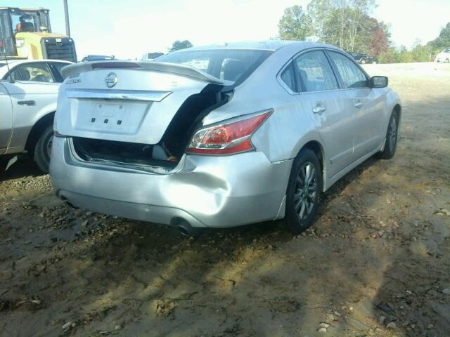 1N4AL3APXFC201765 - 2015 NISSAN ALTIMA 2.5 SILVER photo 4