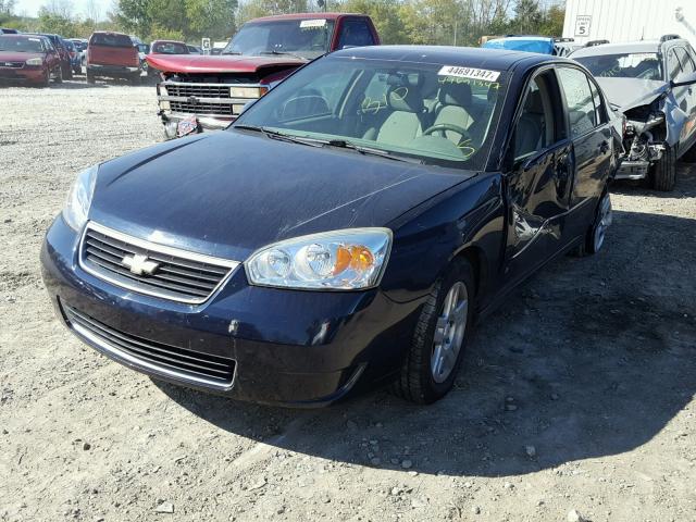 1G1ZT53826F143057 - 2006 CHEVROLET MALIBU LT BLUE photo 2