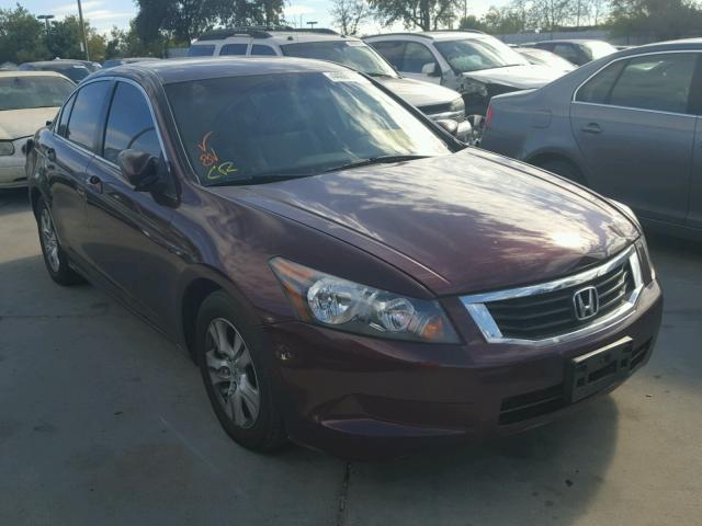 JHMCP26459C017840 - 2009 HONDA ACCORD LXP MAROON photo 1