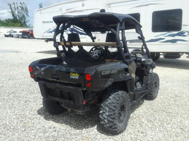 3JBKXUP16DJ000344 - 2013 CAN-AM COMMANDER BLACK photo 4