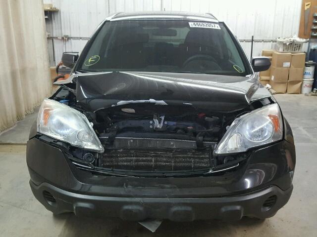 3CZRE48598G702089 - 2008 HONDA CR-V BLACK photo 9