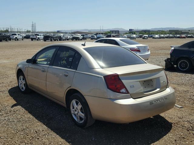 1G8AJ55F07Z149701 - 2007 SATURN ION LEVEL GOLD photo 3