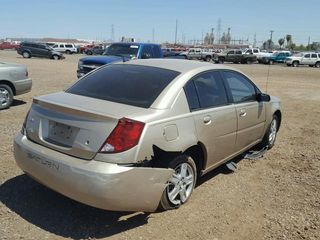 1G8AJ55F07Z149701 - 2007 SATURN ION LEVEL GOLD photo 4