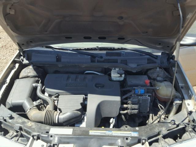 1G8AJ55F07Z149701 - 2007 SATURN ION LEVEL GOLD photo 7