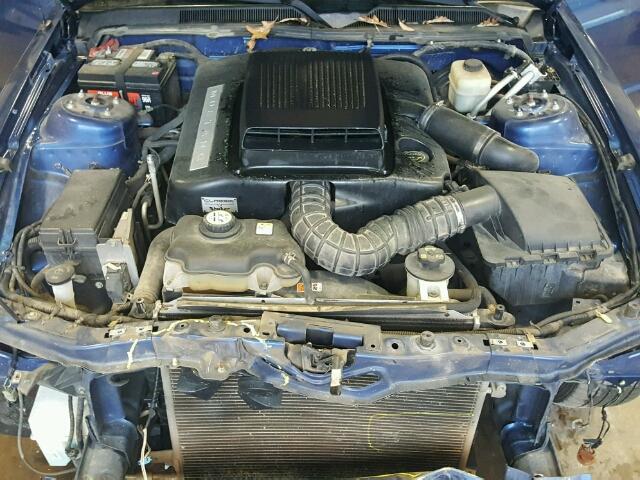 1ZVFT80N275302038 - 2007 FORD MUSTANG BLUE photo 7