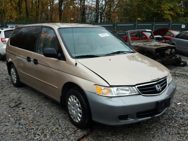 2HKRL18502H556996 - 2002 HONDA ODYSSEY LX GOLD photo 1