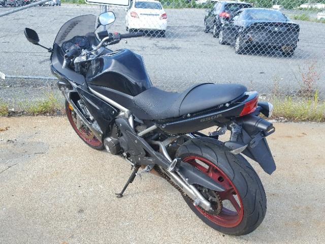 JKAEXEA158A042847 - 2008 KAWASAKI EX650 A Qara foto 3