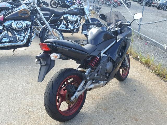 JKAEXEA158A042847 - 2008 KAWASAKI EX650 A Qara foto 4