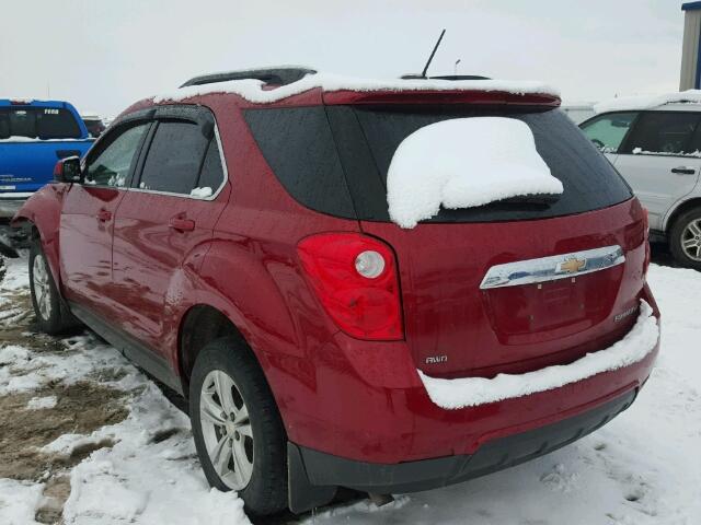 1GNFLFEK9FZ113116 - 2015 CHEVROLET EQUINOX RED photo 3