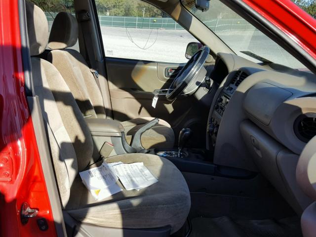 KM8SC13D34U729785 - 2004 HYUNDAI SANTA FE G RED photo 5