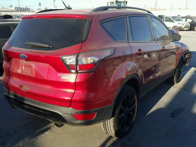 1FMCU0J96HUA94724 - 2017 FORD ESCAPE TIT RED photo 4