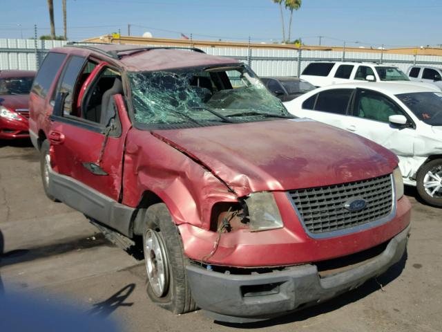 1FMRU15W83LA65126 - 2003 FORD EXPEDITION RED photo 1