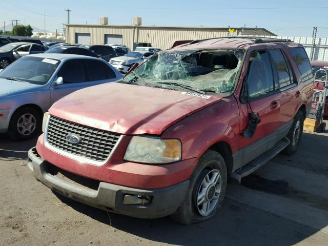 1FMRU15W83LA65126 - 2003 FORD EXPEDITION RED photo 2
