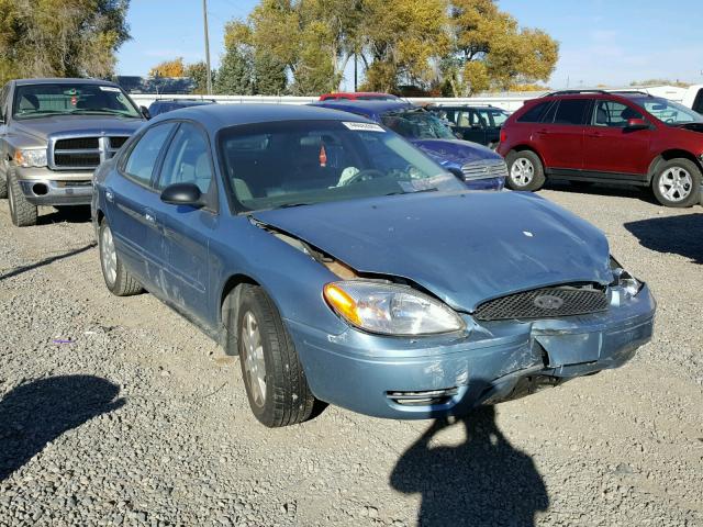 1FAFP53U27A113900 - 2007 FORD TAURUS SE BLUE photo 1