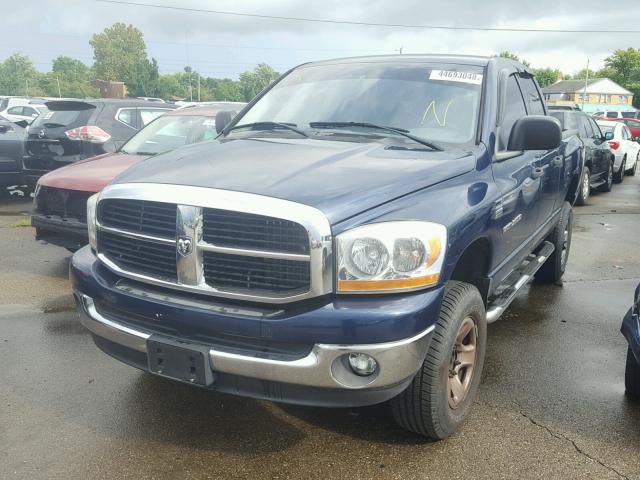 1D7KS28D86J143728 - 2006 DODGE RAM 2500 S BLUE photo 2