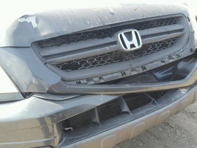 2HKYF18184H561754 - 2004 HONDA PILOT LX BLACK photo 9