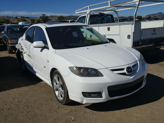 JM1BK324181147485 - 2008 MAZDA 3 S WHITE photo 1