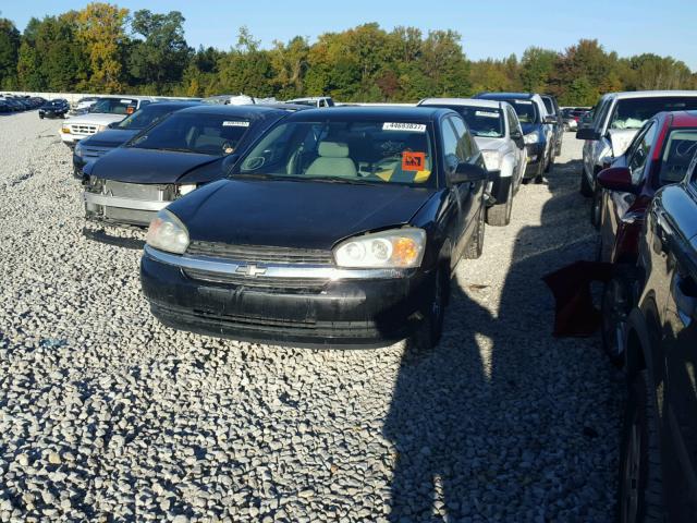 1G1ZT528X5F316808 - 2005 CHEVROLET MALIBU BLACK photo 2