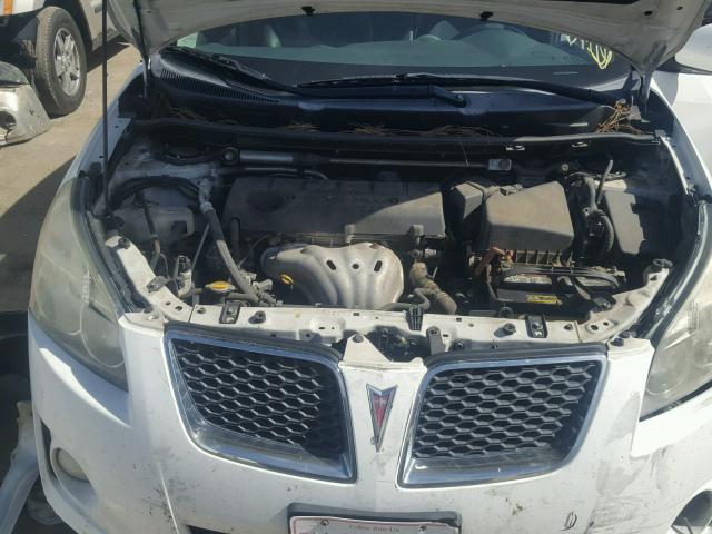 5Y2SR67039Z460950 - 2009 PONTIAC VIBE GT WHITE photo 7