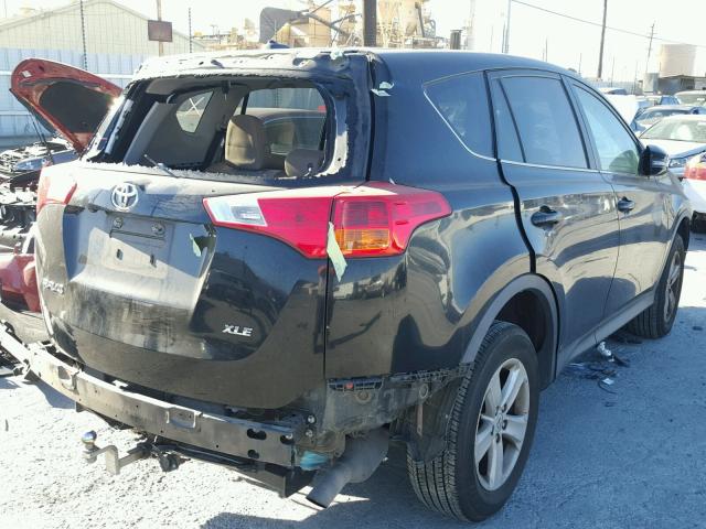 2T3WFREV5DW018898 - 2013 TOYOTA RAV4 XLE BLACK photo 4