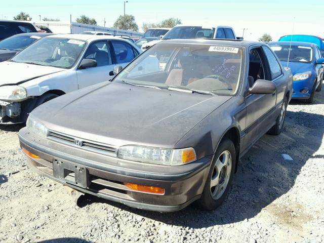 1HGCB7273NA055121 - 1992 HONDA ACCORD EX BROWN photo 2