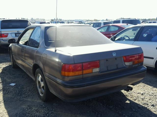 1HGCB7273NA055121 - 1992 HONDA ACCORD EX BROWN photo 3