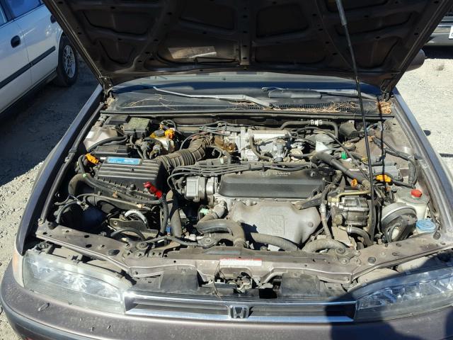 1HGCB7273NA055121 - 1992 HONDA ACCORD EX BROWN photo 7