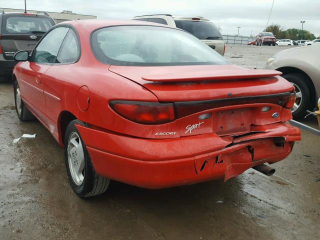 3FAKP1131XR145048 - 1999 FORD ESCORT ZX2 RED photo 3