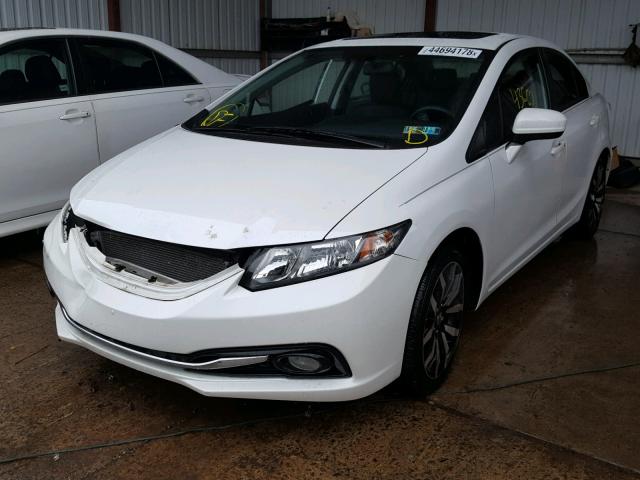 19XFB2F98FE205152 - 2015 HONDA CIVIC EXL 白色 照片 2
