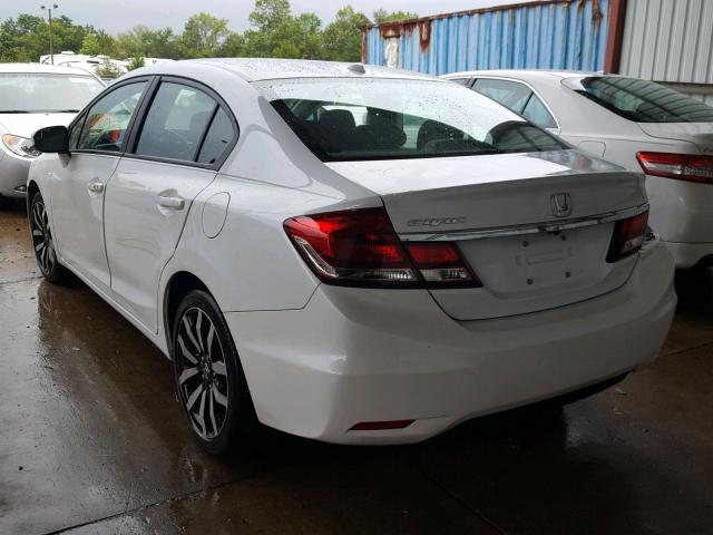19XFB2F98FE205152 - 2015 HONDA CIVIC EXL 白色 照片 3