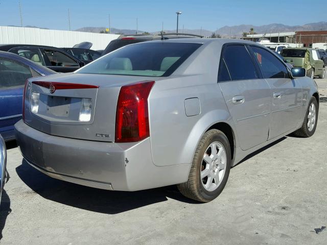 1G6DM57T770191576 - 2007 CADILLAC CTS SILVER photo 4