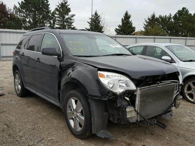 2GNFLDE5XC6209472 - 2012 CHEVROLET EQUINOX LT BLACK photo 1