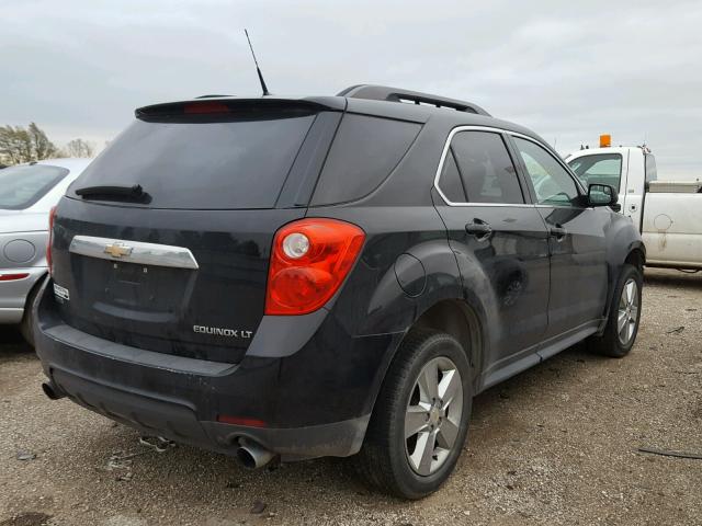 2GNFLDE5XC6209472 - 2012 CHEVROLET EQUINOX LT BLACK photo 4