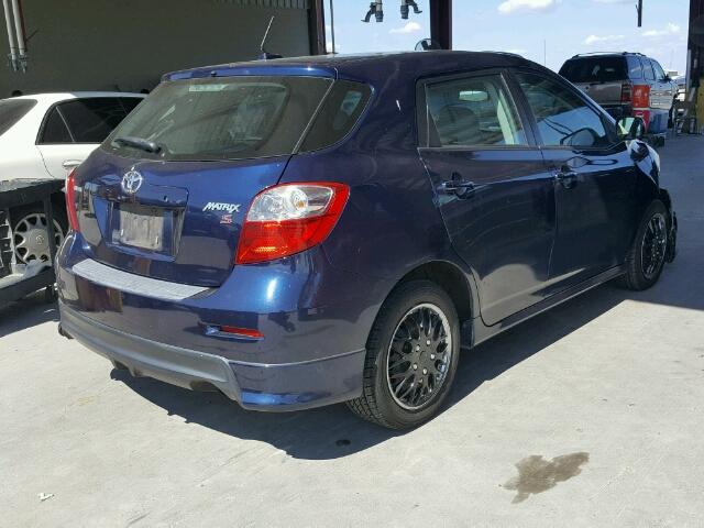 2T1KE40E19C023643 - 2009 TOYOTA COROLLA MA BLUE photo 4