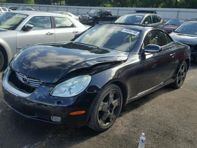 JTHFN48Y650070282 - 2005 LEXUS SC 430 BLACK photo 2