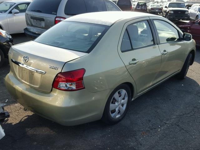 JTDBT923871050211 - 2007 TOYOTA YARIS GREEN photo 4