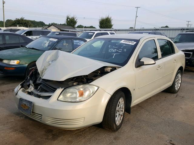 1G1AT58HX97250118 - 2009 CHEVROLET COBALT LT TAN photo 2